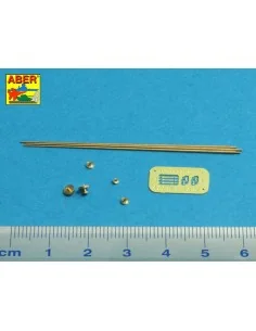 German 2m aerials with rings x 3 - Aber Models R-42