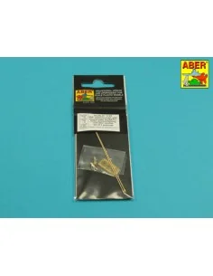 Set of 2 NATO antennas with mount bases - Aber Models R-44