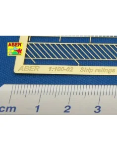 Ships railing -vertical bars, 1/100 - Aber Models RE-100-02 2