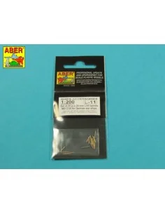Set of 20 pcs 20 mm L/65 barrels MG C/30 for German ships, 1/200 - ...