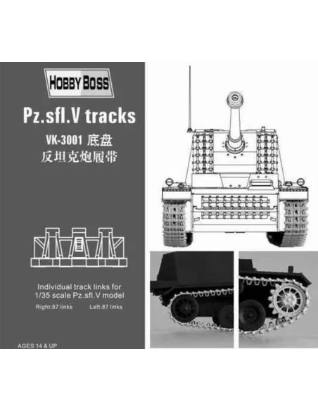 Pz.Sfl.V ''Sturer Emil'' tracks, 1/35 - Hobby Boss 81001