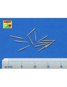 12 pcs 127 mm long barrels for Japan ships, 1/350 - Aber Models RE-... 2
