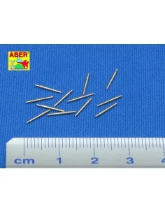 12 pcs 127 mm short barrels for Japan ships, 1/350 - Aber Models RE... 2