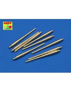 Set of 9 pcs 406 mm long barrels North Carolina, 1/350 - Aber Model... 2