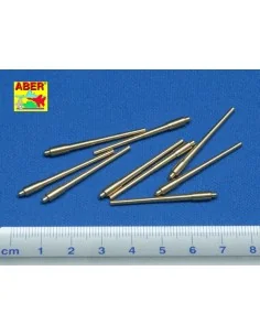 Set of 9 pcs 406 mm short barrels for North Carolina, 1/350 - Aber ... 2