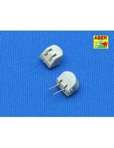 Set of pcs 127 mm barrels for U.S.Navy ships, 1/350 - Aber Models R...