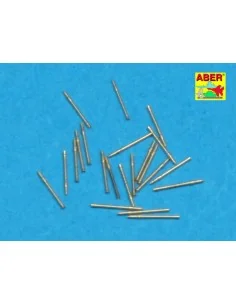 20 pcs 20 mm L/65 barrels C/38, 1/350 - Aber Models RE-350 L16
