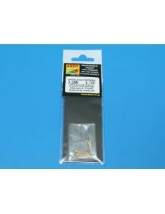 12 pcs 150 mm barrels for Bismarck, 1/350 - Aber Models RE-350 L12 2