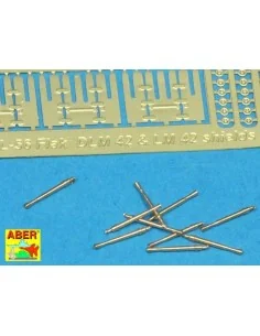 3, 7cm barrels for Flak 42, 1/350 - Aber Models RE-350 L56 2