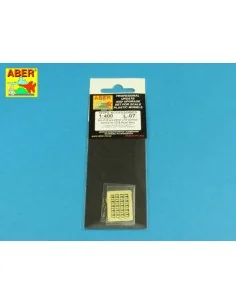 Set of 20 pcs 20mm L/70 Oerlikon barrels, 1/400 - Aber Models RE-40... 2