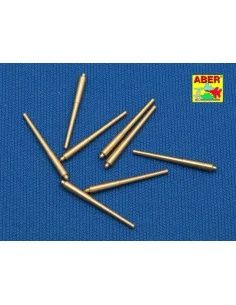Set of 8 pcs 381mm long barrels for turrets without antiblast cover...