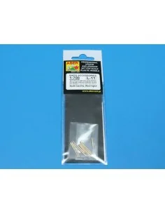 9 pcs 406 mm long barrels for North Carolina, 1/700 - Aber Models R...