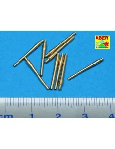 9 pcs 406 mm short barrels for North Carolina, 1/700 - Aber Models ...