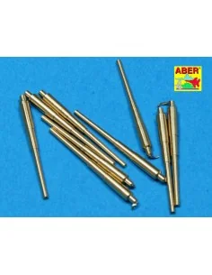 9 pcs 406 mm long barrels for North Carolina, 1/700 - Aber Models R... 2