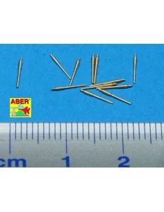 12 pcs 150 mm barrels for Bismarck, 1/700 - Aber Models RE-700 L15