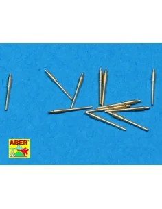 12 pcs 150 mm barrels for Bismarck, 1/700 - Aber Models RE-700 L15 2