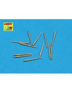 12 pcs 152 mm barrels for Nelson, Rodney, 1/700 - Aber Models RE-70...