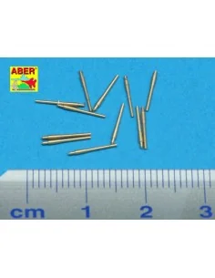 12 pcs 152 mm barrels for Nelson, Rodney, 1/700 - Aber Models RE-70... 2