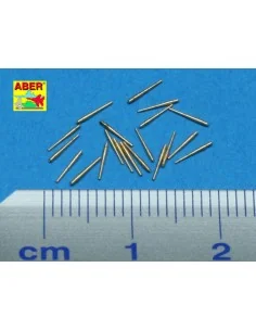 20 pcs 102mm barrels for Royal Navy, 1/700 - Aber Models RE-700 L21 2