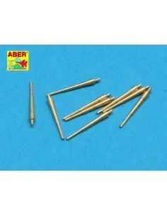 Set of 9 pcs 203 mm Barrels for New Orleans type, 1/700 - Aber Mode...