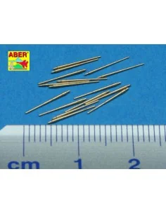 16 pcs 133mm barrels for King George V, 1/700 - Aber Models RE-700 L23 2