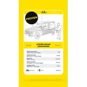 Citroen Mehari Gendarmerie, 1/24 - Heller 82702 Citroen Mehari Gendarmerie, 1/24 - Heller 82702