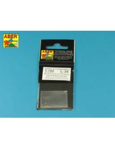 Set of 18 pcs 20 mm L/65 C/38 gun barrels for German war ships, 1/7...