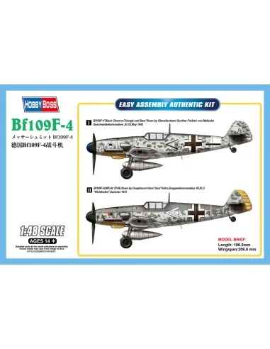 BF109 F4, 1/48 - Hobby Boss 81749