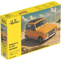 Renault 4 TL/GTL Sun Roof, 1/24 - Heller 82704