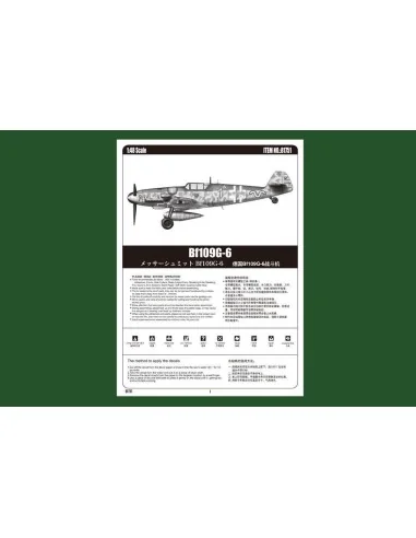 [NO_DESC] Bf109G-6, 1/48 - Hobby Boss 81751