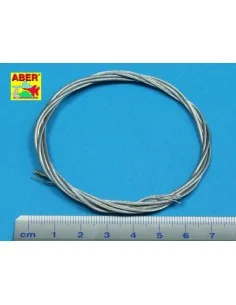 Stainess steel towing cables o 1, 3 mm, 1m long - Aber Models TCS 13 2