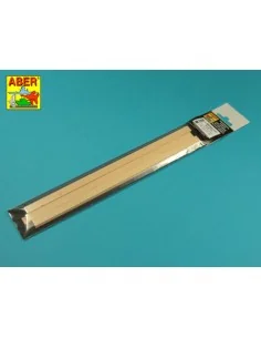 Limewood slats 2 x 10 x 245mm x 7 pcs. - Aber Models WL 2X10