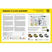 Renault 4 TL/GTL Sun Roof, 1/24 - Heller 82704 Renault 4 TL/GTL Sun Roof, 1/24 - Heller 82704