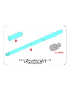 152mm 2A64 Barrel to Russian 2S19 Howitzer MSTA-S, 1/35 - Aber Mode... 2