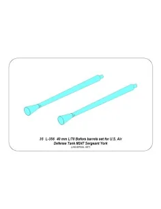 40 mm L/70 Bofors barrels set for U.S. M247 Sergeant York, 1/35 - A...