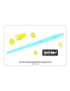 Germ.5cm barrel for Pak 38 for Tamiya, 1/35 - Aber Models 35 L-344