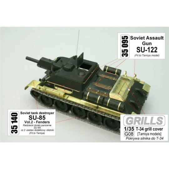 Russian Tank Destroyer SU-122, 1/35 - Aber Models 35095