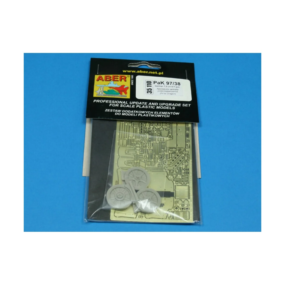 PaK97/38 German7,5cmA/Tgun(+resin parts) - Aber Models 35110