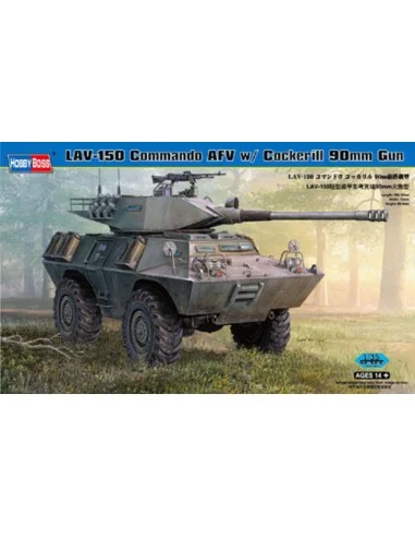 LAV-150 Commando AFV Cockerill 90mm Gun, 1/35 - Hobby Boss 82422