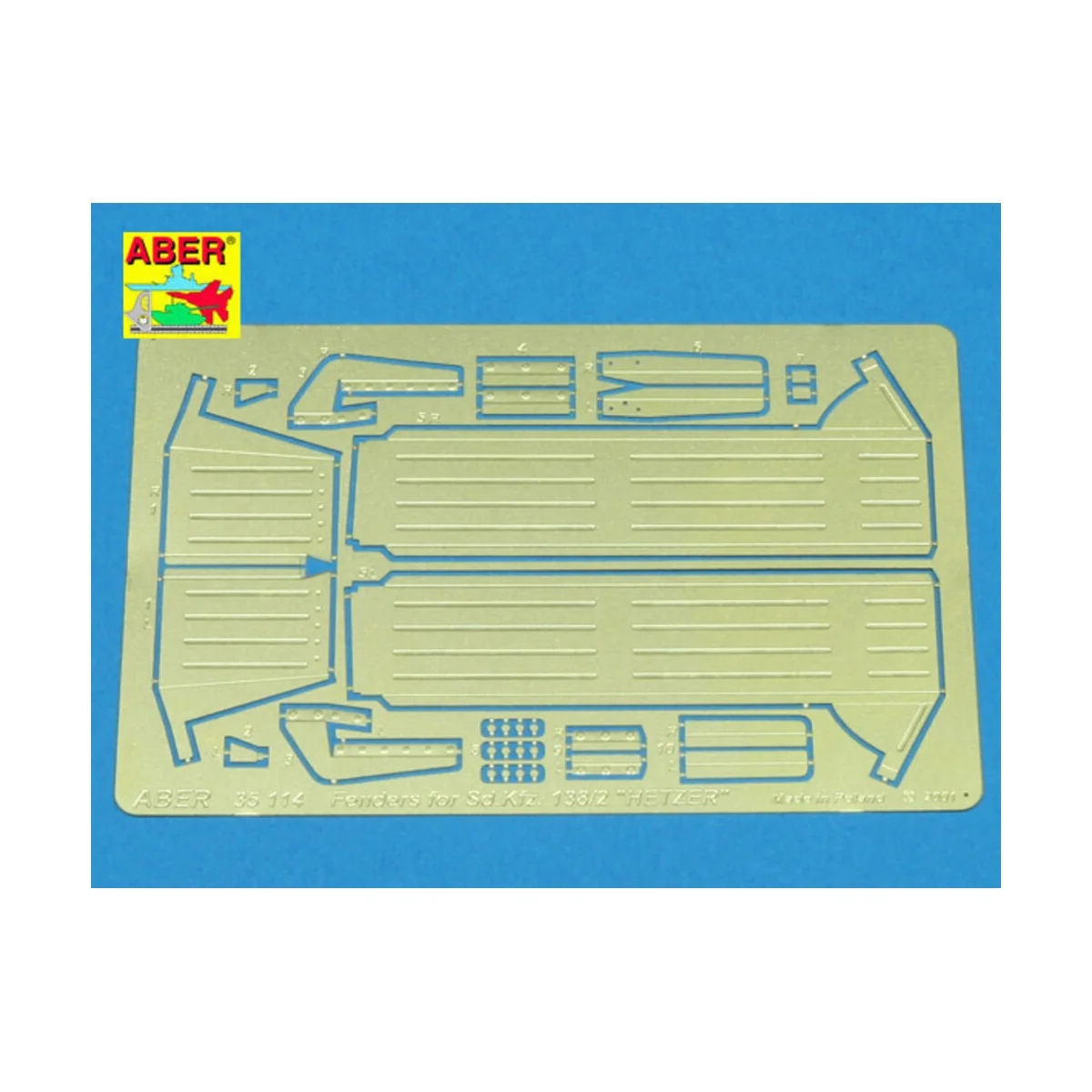 Fenders for Sd.Kfz.138/2''Hetzer'' (all versions), 1/35 - Aber Mode...