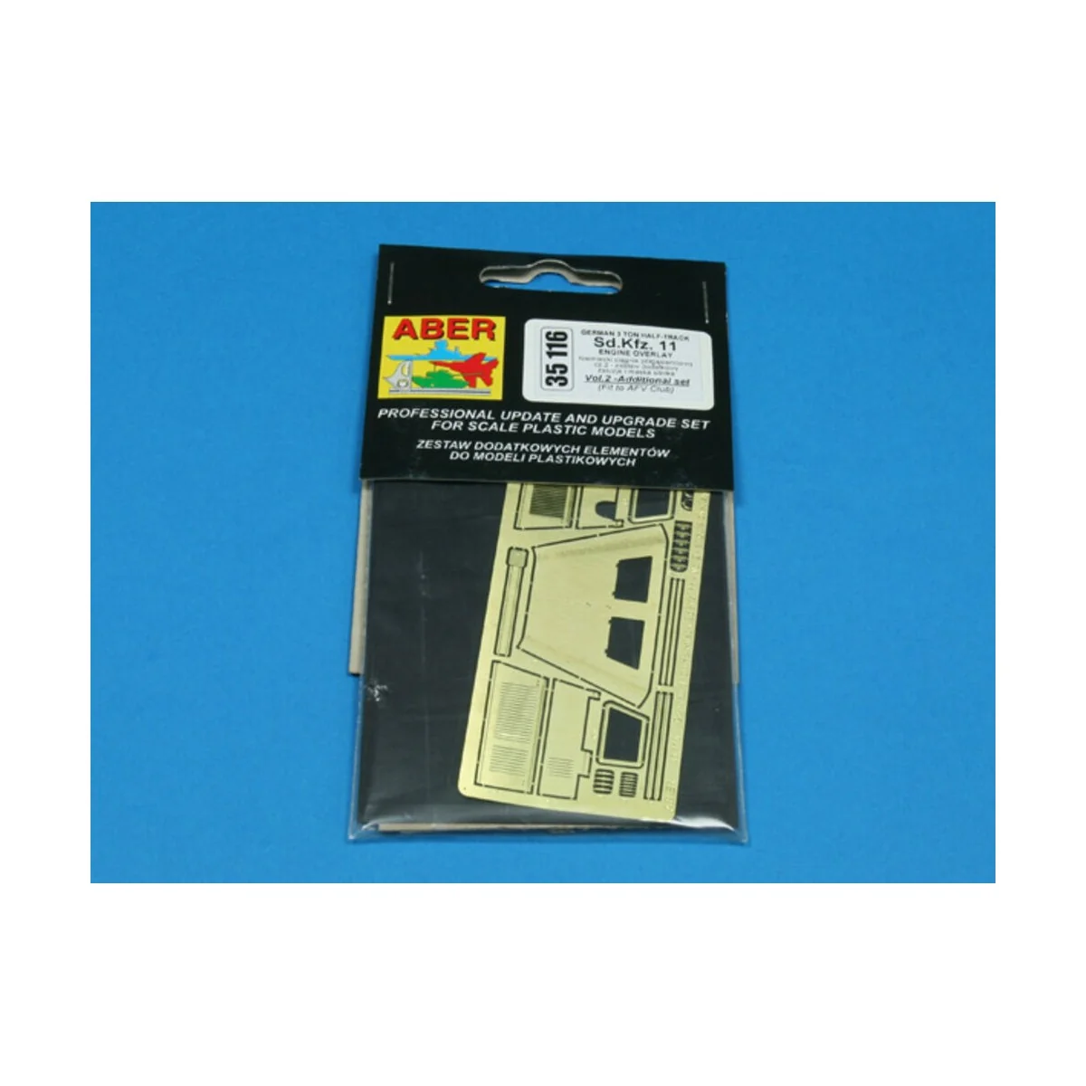 Sd.Kfz.11-Vol.2-additional set-engine overlay, 1/35 - Aber Models 3... Sd.Kfz.11-Vol.2-additional set-engine overlay, 1/35 - Aber Models 3...