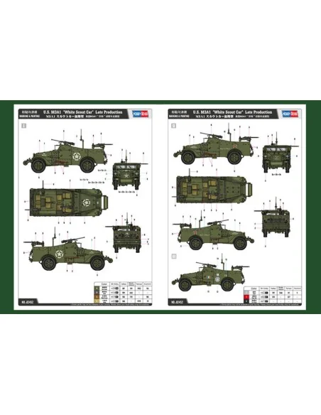 U.S. M3A1 "White Scout Car", 1/35 - Hobby Boss 82452
