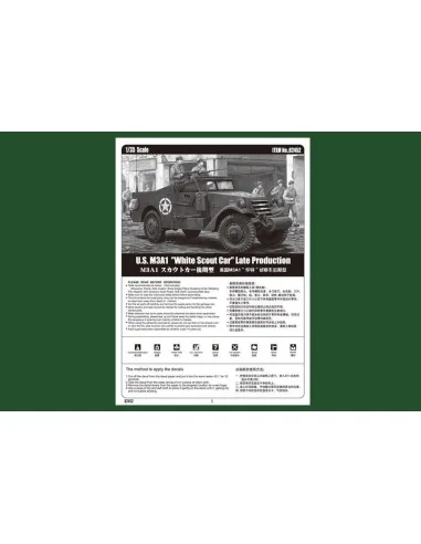 U.S. M3A1 "White Scout Car", 1/35 - Hobby Boss 82452