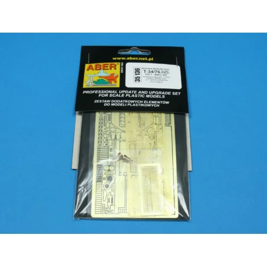 Russian medium tank T-34/76 model 1940 vol.1-basic set - Aber Model...