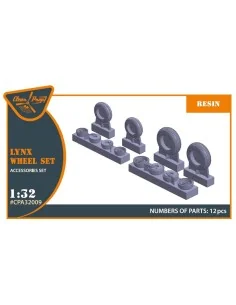 Lynx wheel set for Revell kits, 1/32 - Clear Prop Accessories CPA32009