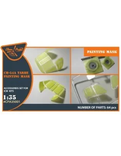 CH-54 painting mask for ICM kit 53054, 1/35 - Clear Prop Accessorie...