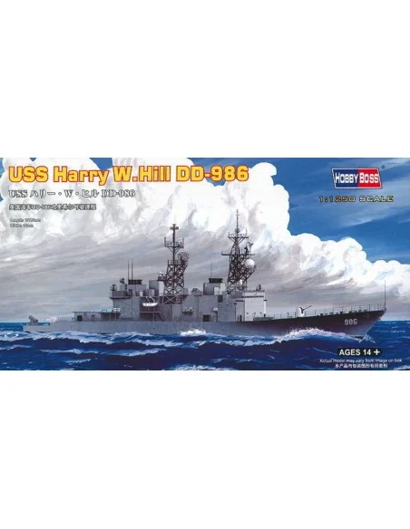 USS Harry W. Hill D-986, 1/1250 - Hobby Boss 82506
