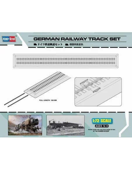 [NO_DESC] German Railway Track set, 1/72 - Hobby Boss 82902