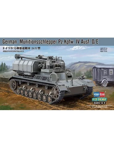 German Munitionsschlepper Pz.Kpfw. IV Ausf. D/E, 1/72 - Hobby Boss ...