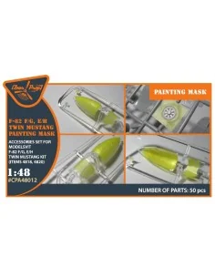 F-82F/G, E/H Twin Mustang painting mask for Modelsvit kits 4818/482... 2